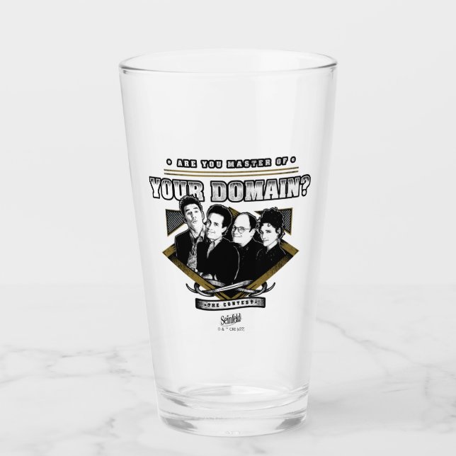 Verre Seinfeld | Êtes-vous maître de votre domaine? (Devant)