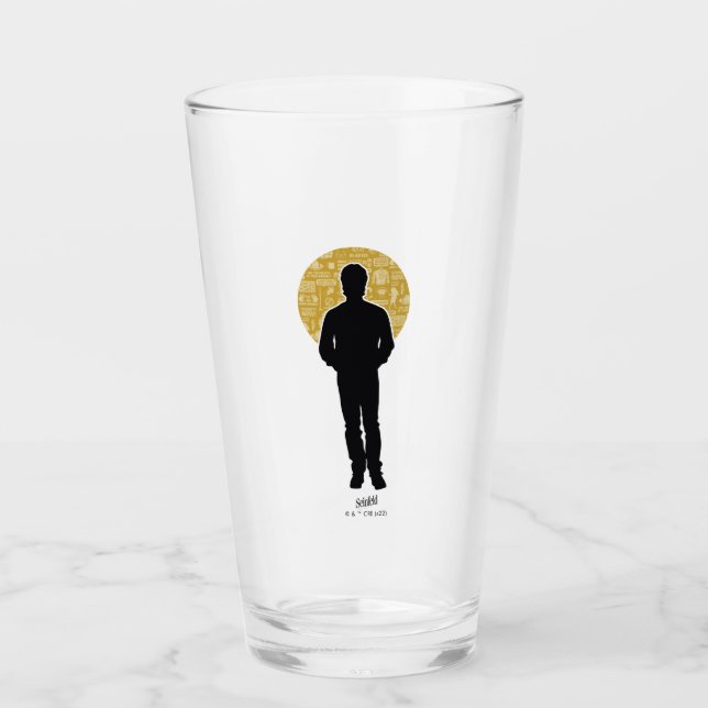 Verre Seinfeld | Jerry Seinfeld Silhouette (Devant)