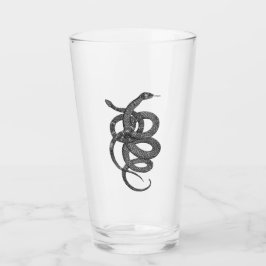 Verre "Serpentes" Simplement Éffrayant B&W Pint Glass