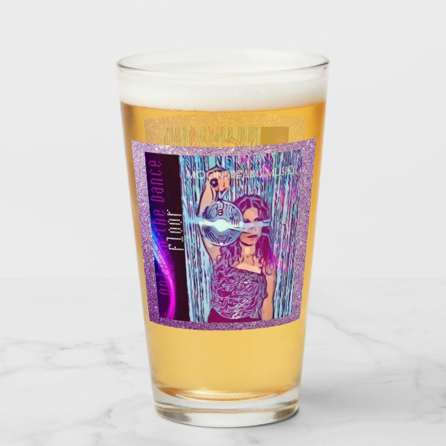 Verre Seulement sur la Coupe Dance Floor Glass (Devant (rempli))