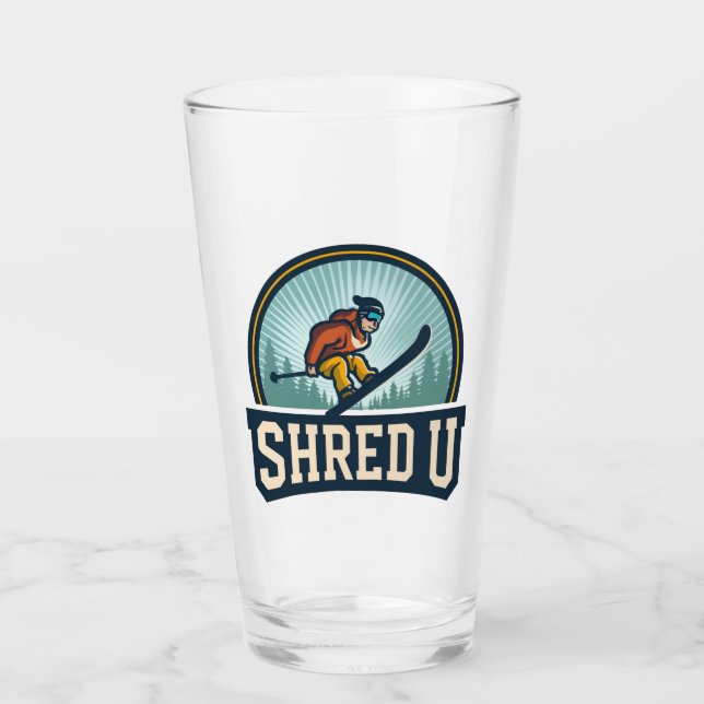Verre Shred University Skiing (Devant)