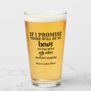 Verre Si je promets - Drôle Proposition de la servante