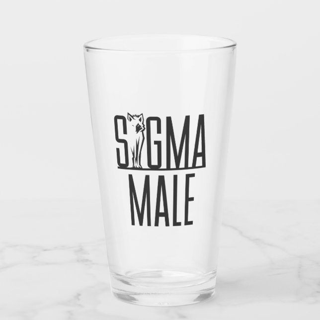 Verre Sigma Homme Wolf Lone Loner Meme (Devant)