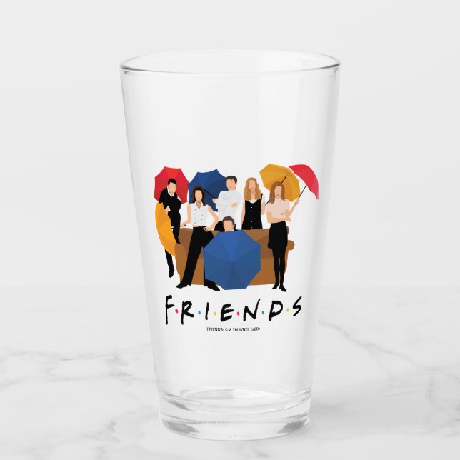 Verre Silhouette de caractères FRIENDS™ (Devant)