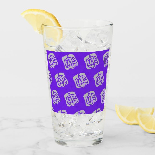 Verre Silver Dreidel (Devant glace)