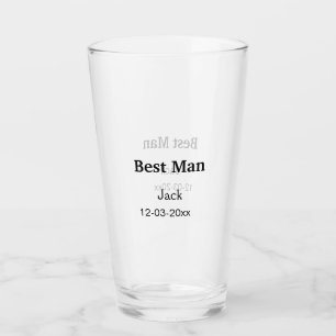 Verre SIMPLE MINIMAL ajouter votre nom personnalisé meil