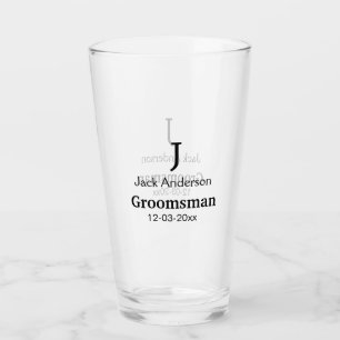 Verre SIMPLE MINIMAL ajouter votre nom toiletteur person