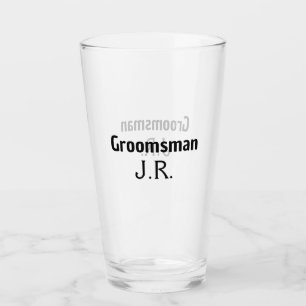 Verre SIMPLE MINIMAL ajoutez votre nom témoin personnali