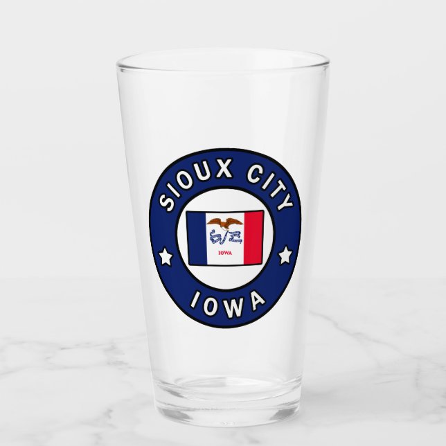 Verre Sioux City Iowa (Devant)
