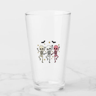 Verre Skeletons de danse d'Halloween