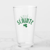 SLÀINTE Funny Irish St. Patrick's Day Clover vert