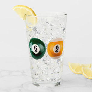 Verre SlipperyJoe 69 table de billard dur deux boules de
