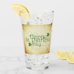 Verre SlipperyJoe's Happy St. Patrick's Day holiday Iris