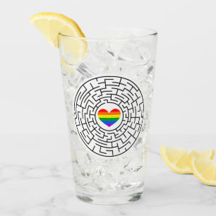 Verre SlipperyJoe's orgueil labyre de labyrinthe de flèc