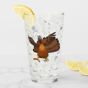 Verre SlipperyJoe's Thanksgiving gobble de manière respo