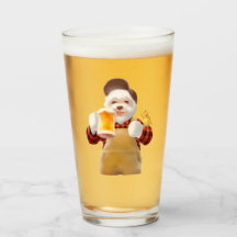 Smile Pup : À votre santé ! Bichon Frise Beer Art 