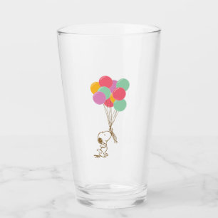 Verre Snoopy et ballons