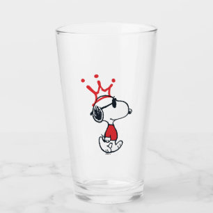Verre Snoopy - Joe Cool Crown