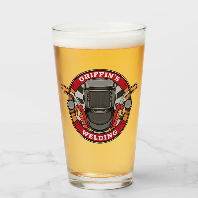 Verre Société Welder Metal Fabricator Welding (Devant (rempli))