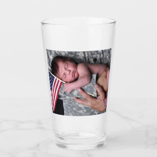 Verre Soldat militaire américain mignon bébé à boire du