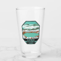 Sommet du parc national Katmai Crater Lake Alaska