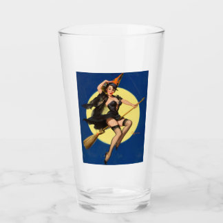 Verre Sorcière Halloween Pin up sorcière fille sorcière