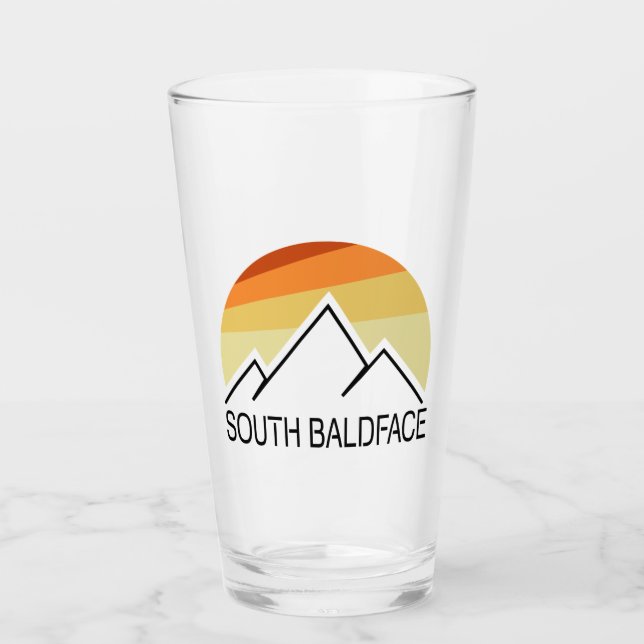 Verre South Baldface New Hampshire Retro (Devant)