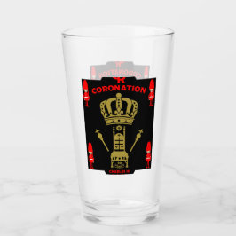 Verre Souvenir commémoratif du couronnement du roi Charl