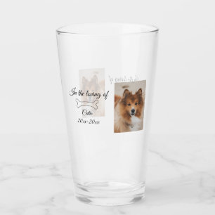Verre souvenir d'amour gardienne funérailles de saké ajo