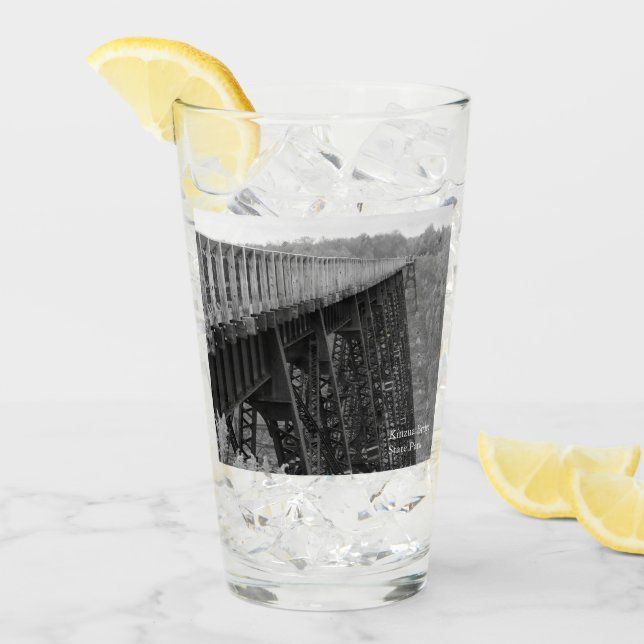 Verre Souvenir Skywalk de Kinzua Bridge (Devant glace)