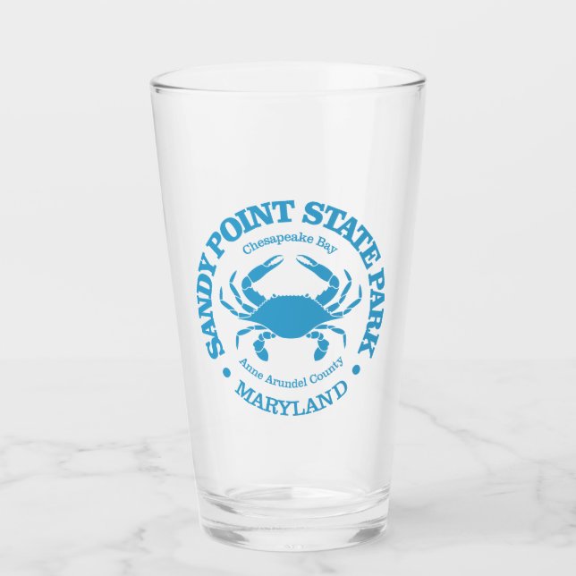 Verre SP Sandy Point (crabe) (Devant)