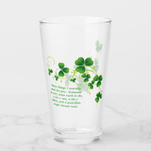 Verre St. Patrick's Day Irlandais Blessing Pint Glass