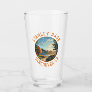 Verre Stanley Park Vancouver Canada Art retro en détress