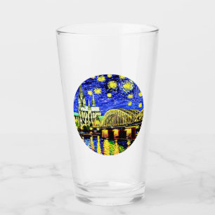 Verre Starry Night Cologne Allemagne Cathédrale