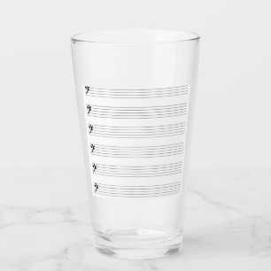Verre Staves Bass Clef