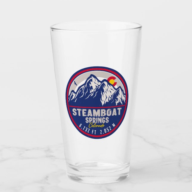 Verre Steamboat Springs Colorado Mountain Ski Randonnée (Devant)