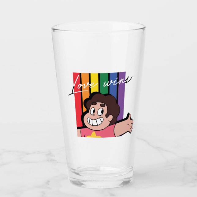 Verre Steven Universe - L'amour gagne (Devant)