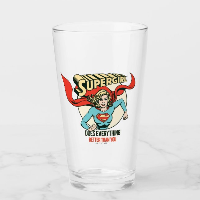 Verre Supergirl fait tout mieux que toi (Devant)