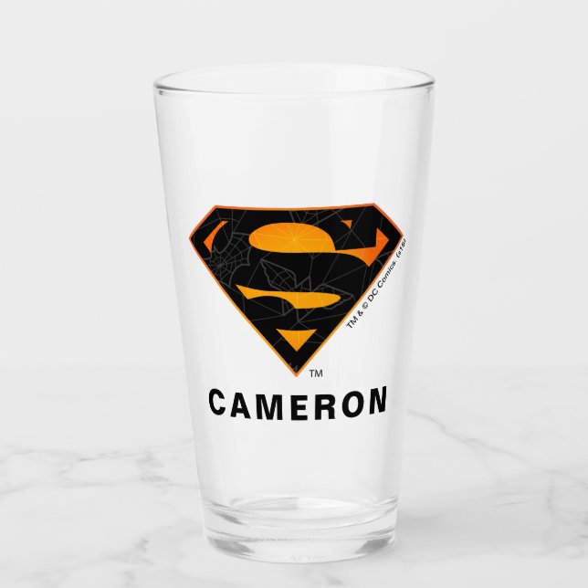Verre Superman | Logo inspiré d'Halloween (Devant)