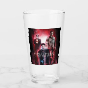 Verre Supernatural Crowley, Dean et Sam