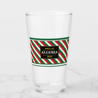 Verre Supporteur de football algérien 2026 avec des moti