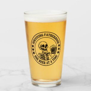 Verre Survivre à la paternité pour papa drôle Humour de 