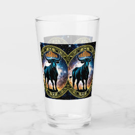Verre Symbole astrologique de Taurus