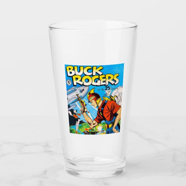Verre T-shirt comique Buck Rogers (Devant)