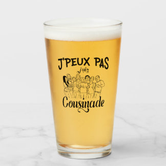 Verre T-shirt j'peux pas j'ai cousinade