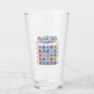 Verre Tableau périodique licorne de magie cadeau tendanc
