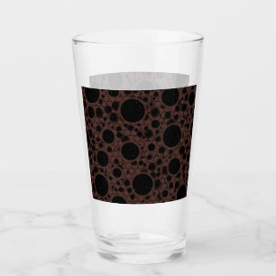 Verre Taches de bulle spatiale - Marron
