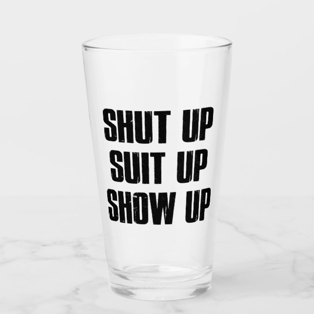 Verre Tais-toi Suit Montrer (Devant)