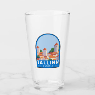 Verre Tallinn Estonie Retro Travel Art Vintage