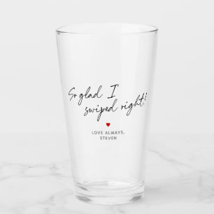 Verre Tant heureux d'avoir glissé vers la droite Message
